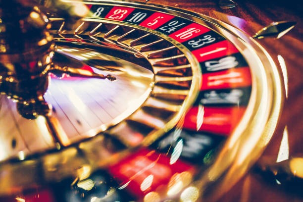 Live casino table with multiple players
